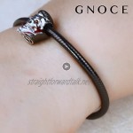 GNOCE Vampire Skull Charm Bead Sterling Silver Black Plated Charm Bead Fit Bracelet/Necklace for Women Girls Wife Daughter