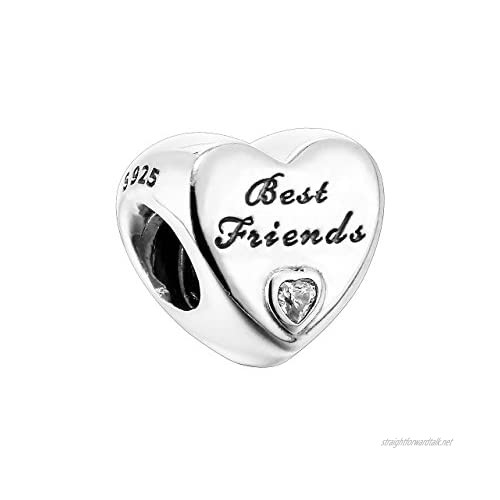 PANDORA Charm - Best Friends - Heart 791727CZ
