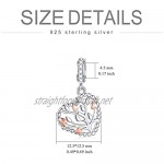 PEIMKO 925 Sterling Silver Mum Family Tree Charms Heart Tree of Life Dangle Beads Fit Charm Bracelet Necklace Mother's Day Gift