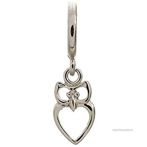 Endless The Classic Collection Owl Drop Dangle in Sterling Silver 43253