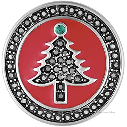 Ginger Snaps Red Hematite Tree SN19-36 (Standard Size) Interchangeable Jewelry Accessories