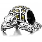 Sea Turtle Animal Charms 925 Sterling Silver Tortoise Pet Charms Bead for European Bracelet