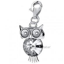 925 Silver Owl Charm D7C