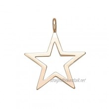 Big Star Rose Gold Plated Charm