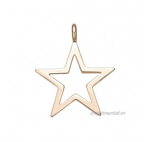 Big Star Rose Gold Plated Charm