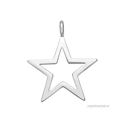 Big Star Silver Plated Charm