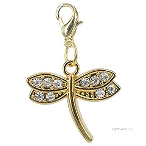 Charming Charms Charm Dragonfly in Gold Plated 18K