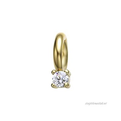 Gold Plated Cubic Zirconia Charm