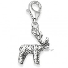 Heather Needham Sterling Silver Reindeer Charm - SOLID silver 3D charm - SIZE: 12mm plus catch Christmas Gift Boxed reindeer clasp charm END OF LINE NEW LOWER PRICE 9915