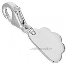 jewellerybox Sterling Silver Cloud Clip on Charm