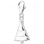 Lily Charmed - 925 Sterling Silver Christmas Tree Charm Clip On Charm for Bracelet or Necklace