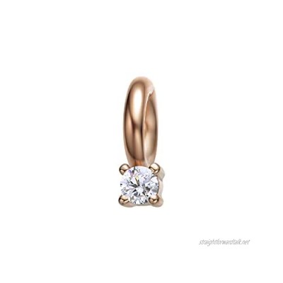 Rose Gold Plated Cubic Zirconia Charm