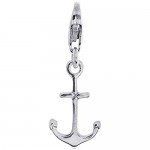Silver 925 Anchor Charm Pendant for Charms Bracelets