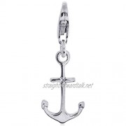 Silver 925 Anchor Charm Pendant for Charms Bracelets