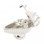 Silver Aladdin's Lamp Charm - Clip on clasp