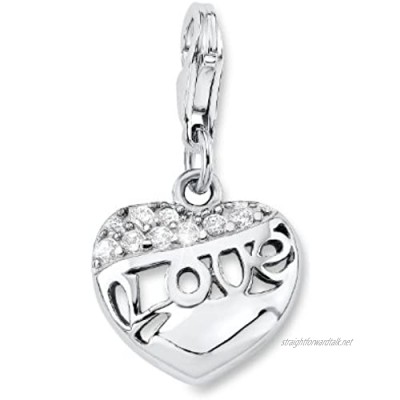 s.Oliver Jewel 487559 Women's Charm 925 Sterling Silver and White Zirconia