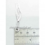 Tassle sterling silver charm with lobster clip .925 x 1 Tassles charms