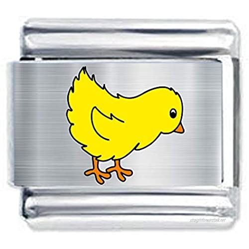 Colorev Easter Chick - Compatable with all 9mm Italian Style Charm Bracelets
