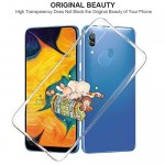 Oihxse Clear Case Compatible for Samsung Galaxy A20S Soft Silicone Cute Cartoon Pattern Shockproof Transparent TPU Bumper Slim Fit Support Wireless Charge Back Cover for Samsung Galaxy A20S 7