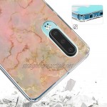 Oihxse Personalised Case Compatible with Huawei P30 Lite Thin Slim Soft Silicone TPU Bumper Shockproof Crystal Clear Chic Design Protective Cover for Huawei P30 Lite Sunset Glow