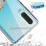 Oihxse TPU Bumper Compatible with Huawei P30 Lite Crystal Clear Soft Silicone Case with Fashion Design Slim Shockproof Transparent Back Cover for Huawei P30 Lite Grey Bear