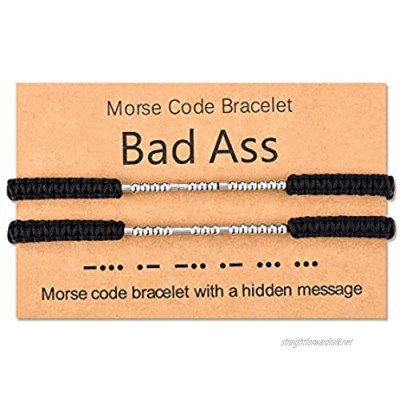 Tarsus Bad Ass Morse Code Bracelets