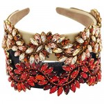 Beautiful crown Western Baroque Style Jewelry Headband for Woman Girls Gifts Luxurious Shape Multicolor Crystal Floral Hair Hoop Women Prom Vacation Styling Bandana Headdress Fashion Jewelry Gifts