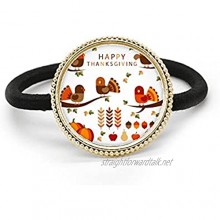 Thanksgiving Day Cartoon Pattern Silver Metal Hair Tie And Rubber Band Headdress