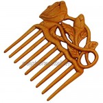 Pomcat Handmade Wood Hair Comb Hairpin Womens Gift