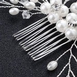 Y-XM Bridal hair comb handmade pearl crystal wedding Noble hair Ornaments