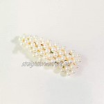 Fashion Ladies Hair Clips for Women Elegant Cute Pearl Bead Barrettes Sweet Hairpin Hair Accessories for Girls for Wedding Bridal Jewelry Gift