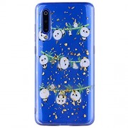 Fatcatparadise Case for Xiaomi Mi 9 [With Tempered Glass Screen Protector] Chic Stylish [Slim Fit] Shockproof Soft Flexible TPU Full-body Protective Cover Case (Panda)