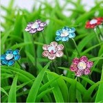 MontCherry Assorted Big Crystal Flower Diamante Wedding Bridal Prom Hair Pins 40 Pins by Trendz