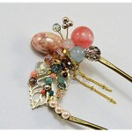 Nice large Hairpin Butterfly Design Made ofNatural Stone - Hair Jewellery - Inca Rose