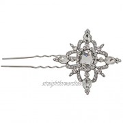 Pick A Gem Wedding Hair Accessories Silver Vintage Inspired Crystal Hair Pin Hair Jewellery