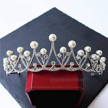 OKMIJN Bridal Crown Wedding Crystal Tiara Prom Pageant Rhinestone Headband Tiara Hair Accessory