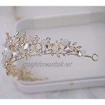 OKMIJN Bridal Crowns Handmade Tiara Diadem Tiara Bridal Wedding Crystal Bride Wedding Hair Accessories Crown