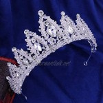 OKMIJN Bridal Women Rhinestone Hair Crown Headband Wedding Accessories Headband For Party