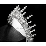 OKMIJN Jewelry Rhinestone Women Girl Hair Style Accessories Wedding Party Tiara Headdress
