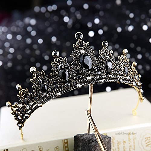 OKMIJN Wedding Crown Crystal Tiara Headbands For Women Bridal Party Birthday