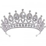 OKMIJN Woman Elegant Crystal Bridal Crown Tiaras Hair Ornaments Jewelry Wedding Hair Accessories