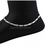 Efulgenz Indian Silver Tone Bell Charms Tassel Chain Anklet Set Bracelet Payal Foot Jewellery