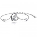 POPKIMI Cute Animal Anklets for Women Girls Beach Themed Gifts Sterling Silver Beach Foot Jewelry Birthday Gifts