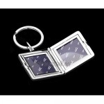 Brillibrum Design Locket with Engraving Silver for Opening 2 Photos Photo Key Ring Frame Square Amulet Jewellery Hinged Opening Friendship