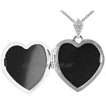 Cooksongold Sterling Silver Valentine's Day Heart Shaped Locket Tree of Life Design 17mm on 18/45cm Chain