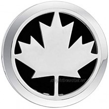 Home Wang Aromatherapy Pendant30Mm-38Mm Silver Maple Leaf Magnet 316 Stainless Steel Car Aromatherapy Locket Essential Oil Car Perfume Lockets