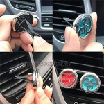 Home Wang Aromatherapy Pendantcar Air Diffuser Stainless Steel Freshener Car Essential Oil Diffuser Perfume Aromatherapy Necklace Open Locket