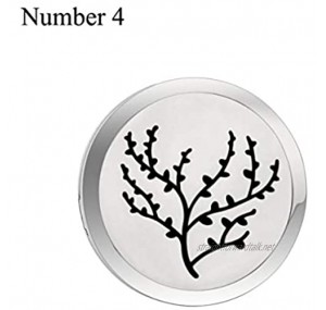 Home Wang Charms Women's Lockets Pendants30Mm Silver Paw Magnet 316 Stainless Steel Car Aromatherapy Locket Pads Essential Oil Car Perfume Lockets