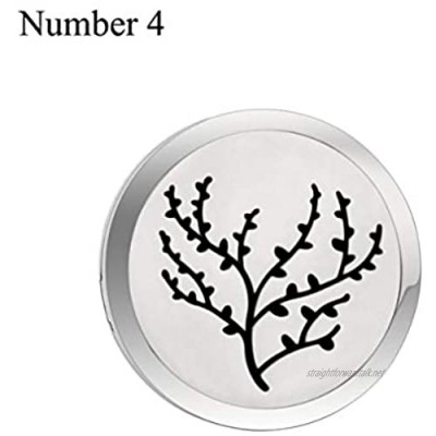 Home Wang Charms Women's Lockets Pendants30Mm Silver Paw Magnet 316 Stainless Steel Car Aromatherapy Locket Pads Essential Oil Car Perfume Lockets