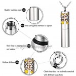 Home Wang Charms Women's Lockets Pendantsessential Oil Container Pendant Necklace 316L Stainless Steel Diffuser Aromatherapy Locket Jewelry